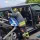 影/VOLVO疑開輔駕！國1三義段車禍3死　特斯拉女今晨不治