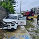 澎湖馬公長照車打滑自撞　2女乘客受傷1人受困