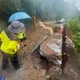 豪雨狂炸致道路中斷！屏東春日鄉士文村9/2停班停課