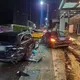 喝醉還牽拖！台中28歲男開賓士「猛撞5盆栽+2車」　超慘畫面曝