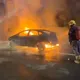 影/台南傳連環爆炸聲！油電車燒成火球...疑滑板車鋰電池惹禍