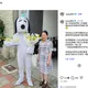 190公分史努比突襲陳幸妤！驚喜獻花　她秒露幸福燦笑療癒5萬人