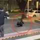 影/警政署警官涉毒10萬交保　掩面衝出北檢門口慘摔
