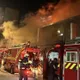 北市台大醫院旁火警　鐵皮起火全面燃燒濃煙狂竄