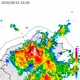 雷雨當空狂炸！松山機場17:03暫停地面作業　部分航班延誤