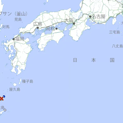 吐噶喇列島近海11天震736次！鹿兒島再爆規模4.3地震