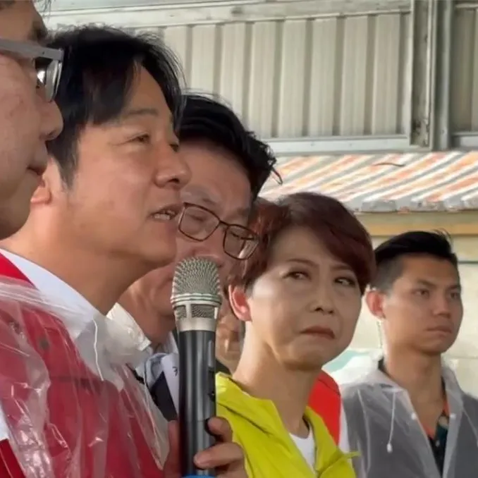 超尷尬！賴清德勘災讚「林俊憲募帆布」助災民　陳亭妃秒變臉