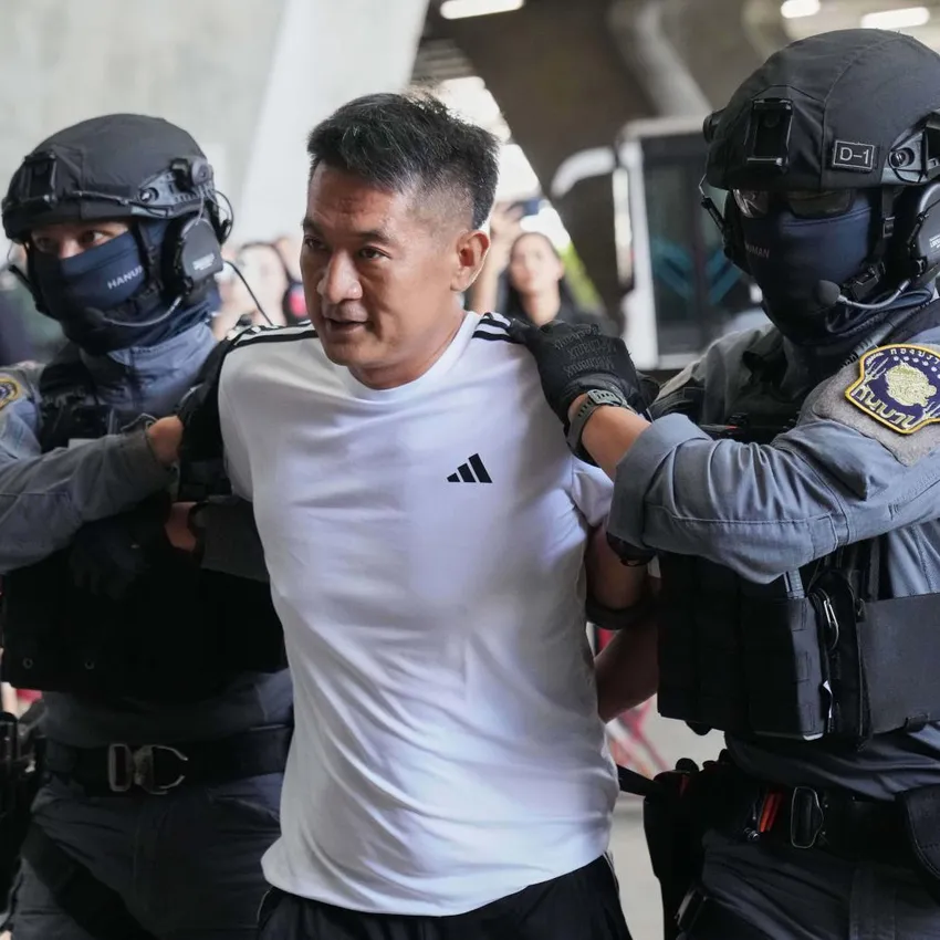 涉案金額超12兆！泰警押送KK園區金主佘智江　引渡返陸受審