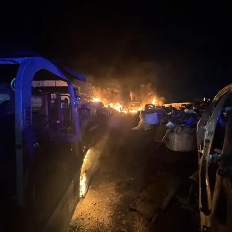 救不回來！台南五金回收廠重大火警　1名外籍勞工死亡