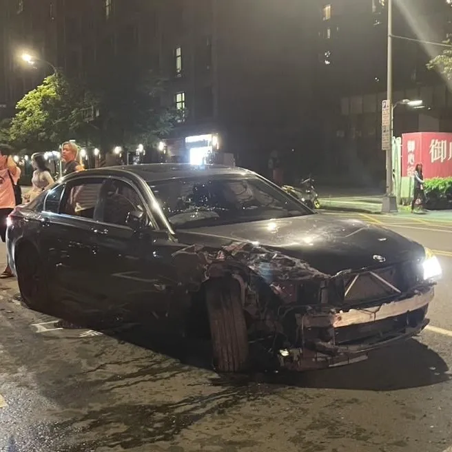 影/北市南港BMW連續衝撞多車　男子毒駕遭逮