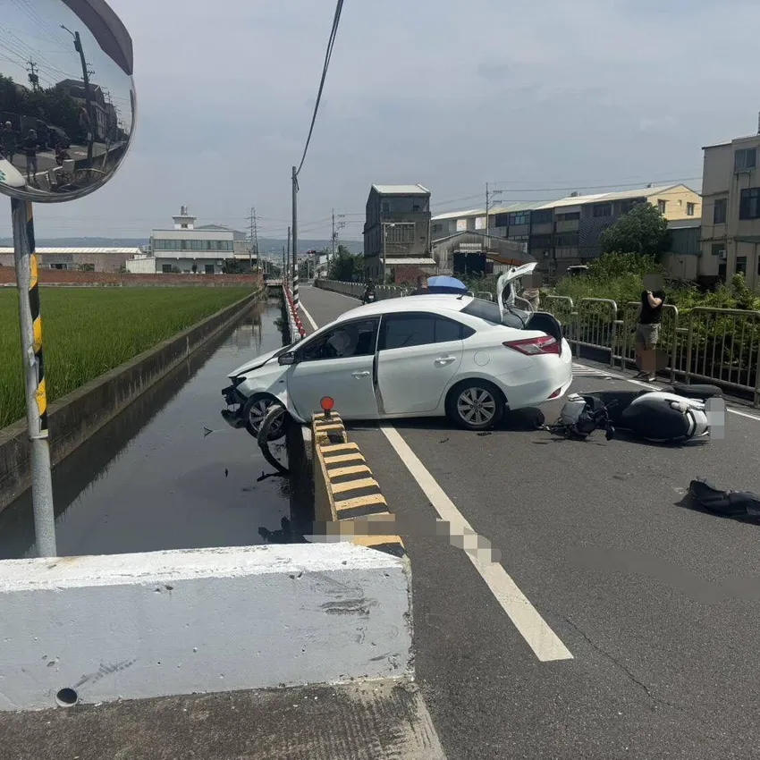 台中梧棲嚴重車禍！21歲女大生重傷氣血胸送醫搶救