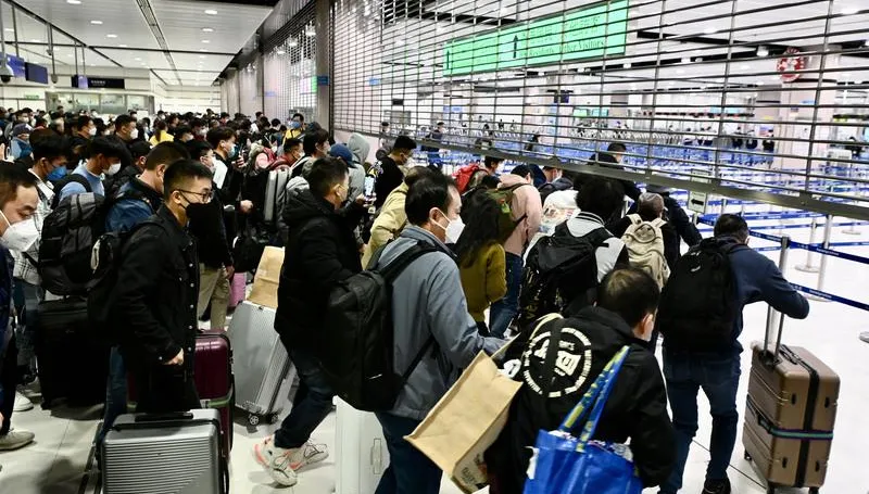 5天49萬人次！陸開放邊境入出境人流恢復至疫情前26%