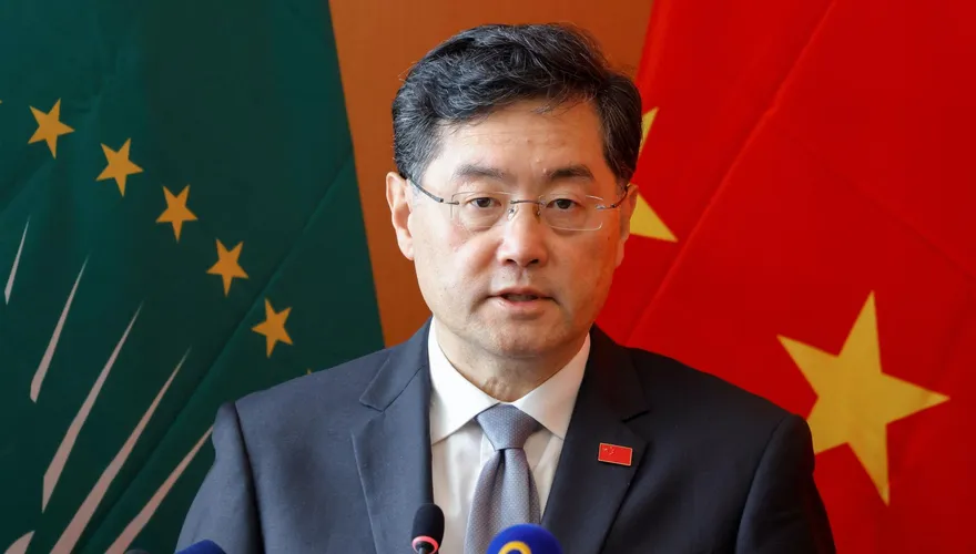 大陸外交部長秦剛發表新年賀詞　期待各國團結合作