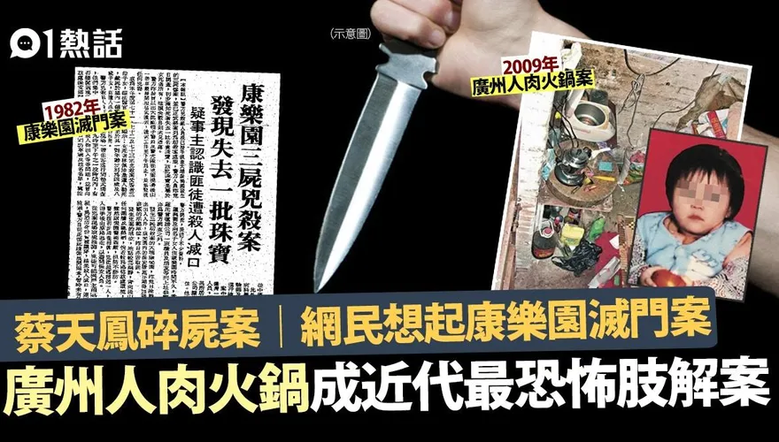 香港名媛分屍案/蔡天鳳案勾港人恐怖回憶　2009年4歲女童「人肉火鍋案」最兇殘