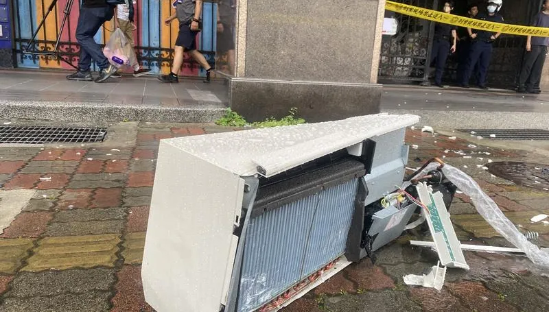 冷氣17樓掉落砸死女大生　老闆賠800萬二審獲緩刑