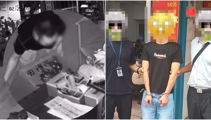 影/把功德箱當ATM！自製神器偷「香油錢」被捕　網嘲：直接給你度化了