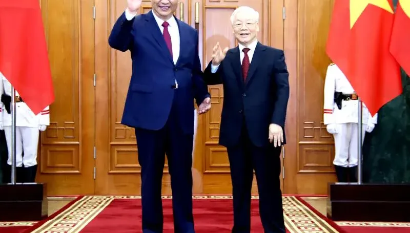習近平與越共總書記會談！宣布中越關係升級為命運共同體