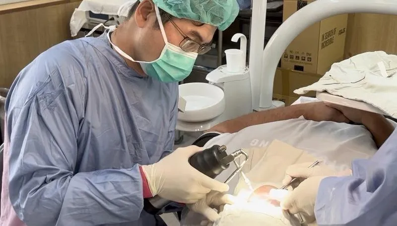 重大突破！婦口腔藍腫塊困擾20年　長庚團隊「冷凍槍」治癒