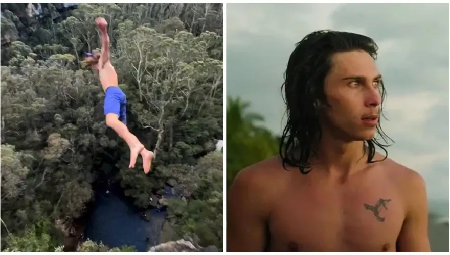 影/挑戰「死亡跳水」！13層樓高瀑布一躍而下　澳男多處骨折耳膜破