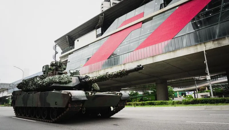 首度聯合防禦操演　M1A2T「地表最強戰車」桃園青埔震撼現身