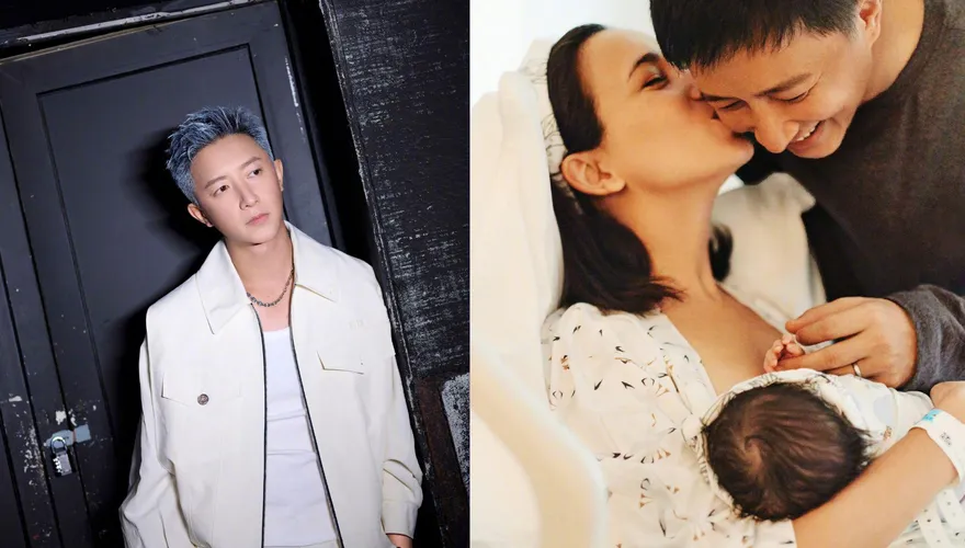 韓庚當爸了！突曬「一家三口合照」幸福表白：你好，我們的寶貝