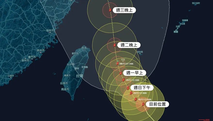威力不輸軒嵐諾！梅花明後天最靠近台灣　專家點名2地區恐「暴雨狂炸」