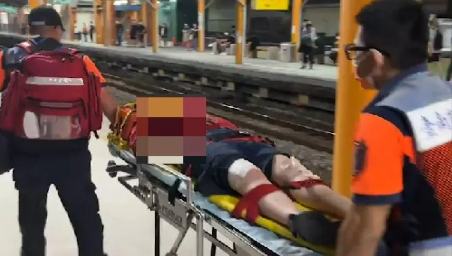 快訊／台南大橋車站發生「落軌事件」！女子疑跌落月台　險遭區間車衝撞