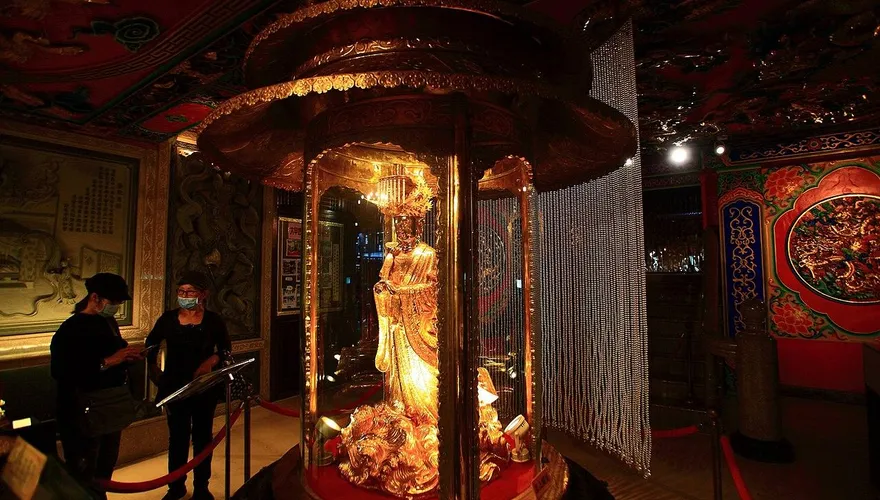 大甲鎮瀾宮「金媽祖」被質疑非純金打造？顏清標：經得起考驗