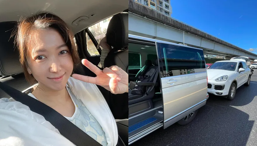 2個月前才車禍！女星又遇「高速公路追撞」傷勢曝　直擊驚險事故現場
