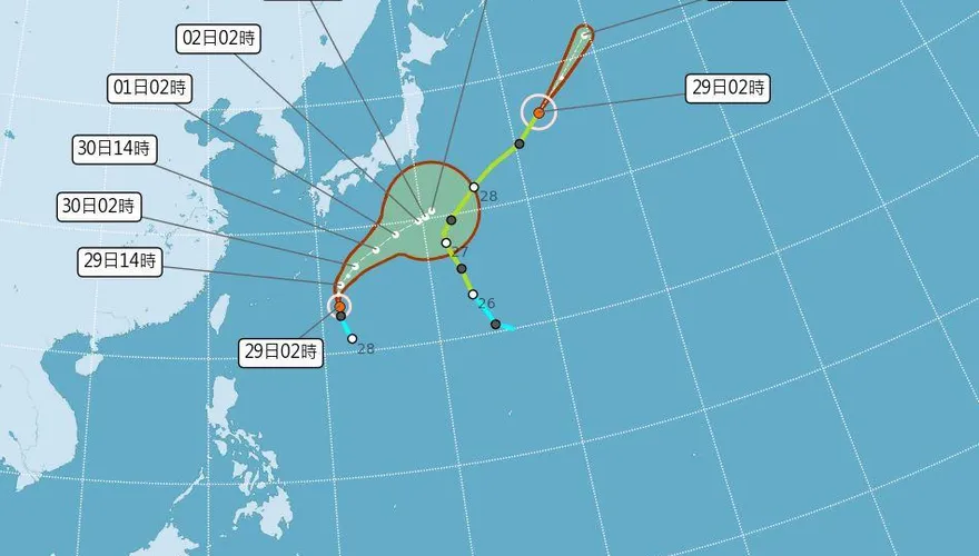 雙颱「不確定性」激增！3縣市高溫特報飆37°C　首波冷空氣報到→2區轉涼時間曝