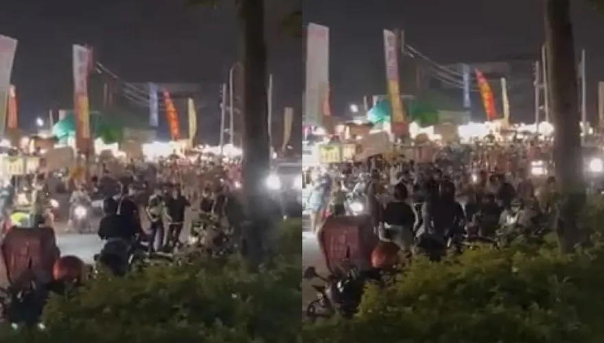 聚眾鬥毆！女子不滿被開除撂「乾哥」砸攤　台中旱溪夜市辣椒水大噴發警逮11人