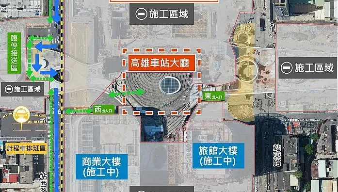 高雄站東路「10月底通車」！2路段將封閉14hr進行切換