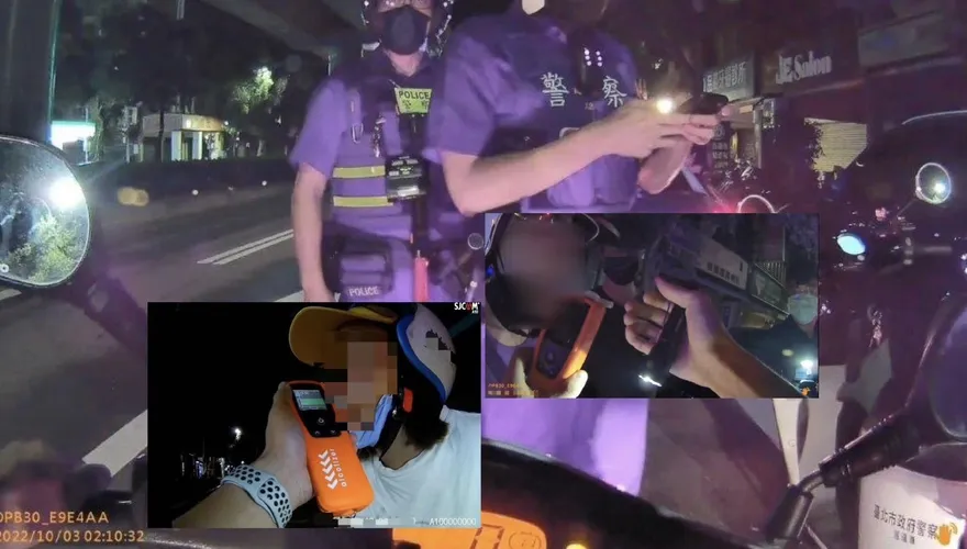 這一夜好忙！北市大安警3小時抓3件酒駕　乘客也「連坐」