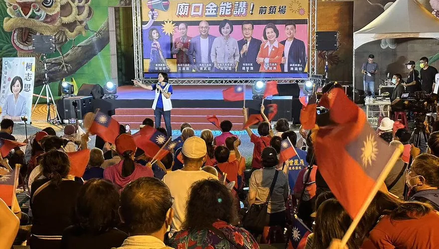 提高教育經費！柯志恩前鎮廟口開講:培養孩子競爭力