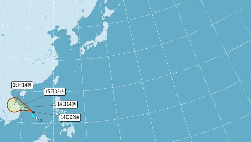 致災雨報到2區迎雨彈！「桑卡」最快今成颱　明轉濕冷→轉晴回溫時間曝