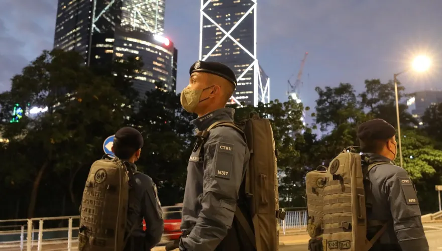 中共20大/北京登場前夕　香港警方：各區「高姿態」巡邏！加強反恐「守好南大門」