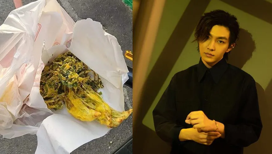 台南奇葩美食「炸香菜」曝光！活30年第一次吃到　炎亞綸：神聖的食物