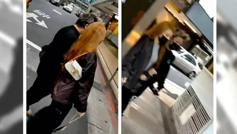 直擊納豆依依林森北逛街！小倆口「黑色系情侶裝」黏緊緊　甜蜜喝咖啡畫面曝光