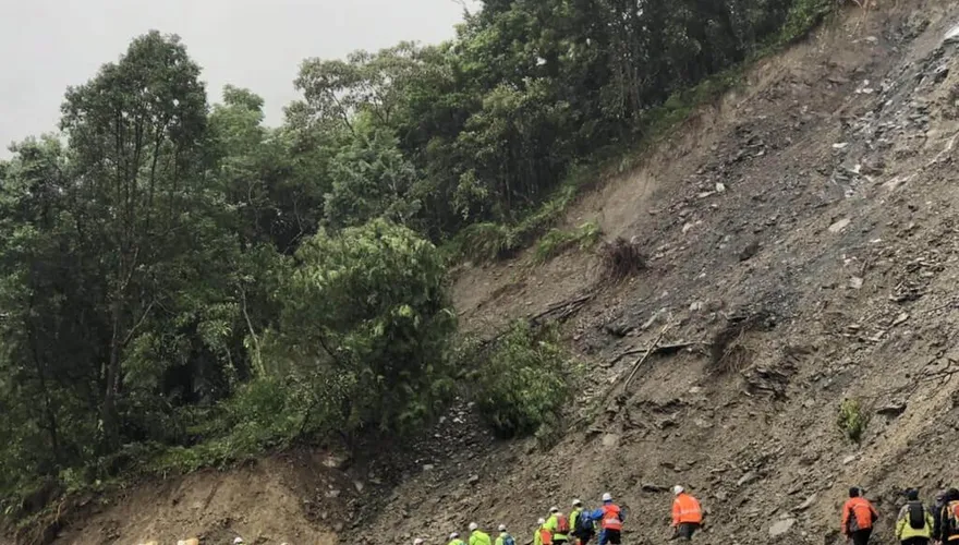 台7線大規模坍方撤離暫緩 101人留明池山莊