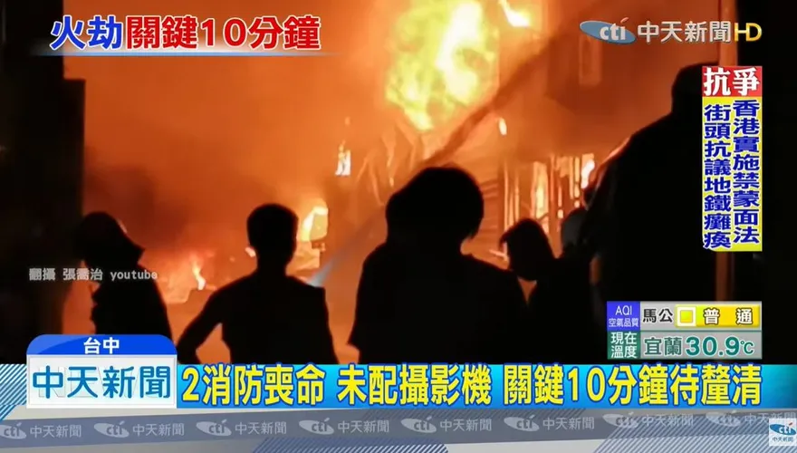 台中違建工廠惡火害死2勇消　負責人卸責辯稱「指揮不當」…下場出爐