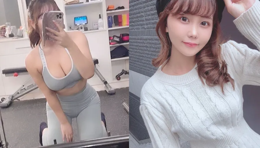 G乳網美不藏了！穿運動內衣健身　核彈級UU難遮…鏡子放送渾圓曲線