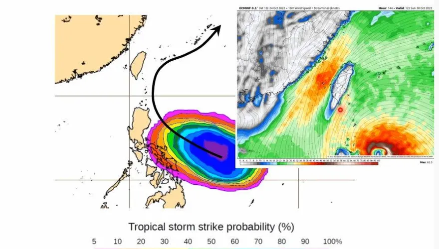 颱風「奈格」最快週四生成！專家曝全台有雨時間　2地區恐迎豪雨