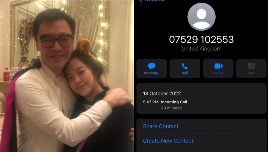 鍾鎮濤女兒英國遇詐騙集團！大使館來電「個資外洩」：我怕到嚇哭