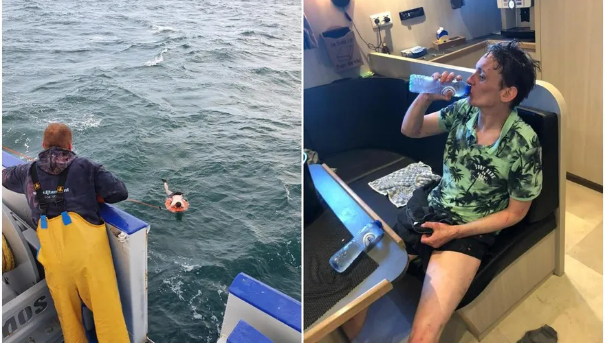 英國男子划艇翻覆受困海上12天獲救　靠吃海藻螃蟹活命