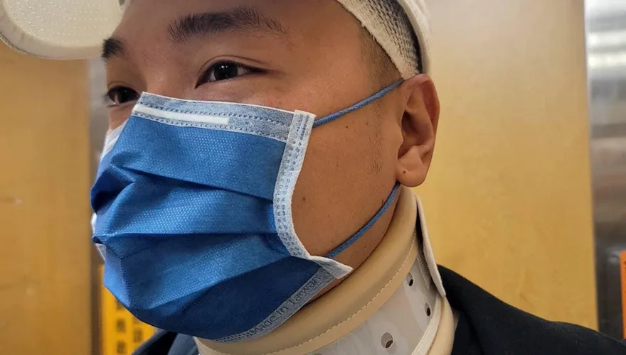 拜票踩空重摔頭部！靜養2日就出院　楊植斗親曝最新近況！