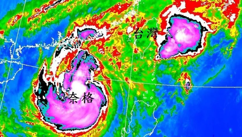 奈格估今轉中颱！劇烈降雨明報到　鄭明典曬「紫色強對流圖」認：太強了
