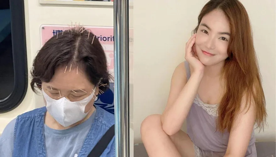 她「頭扎38根針」搭北捷！遭起底是陳沂媽　超狂背景曝光