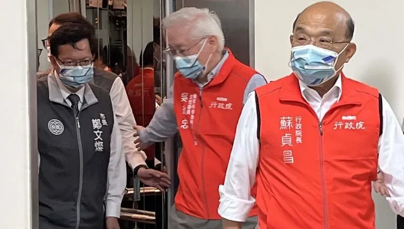 蘇貞昌視察龍潭打張善政：不要見不得好
