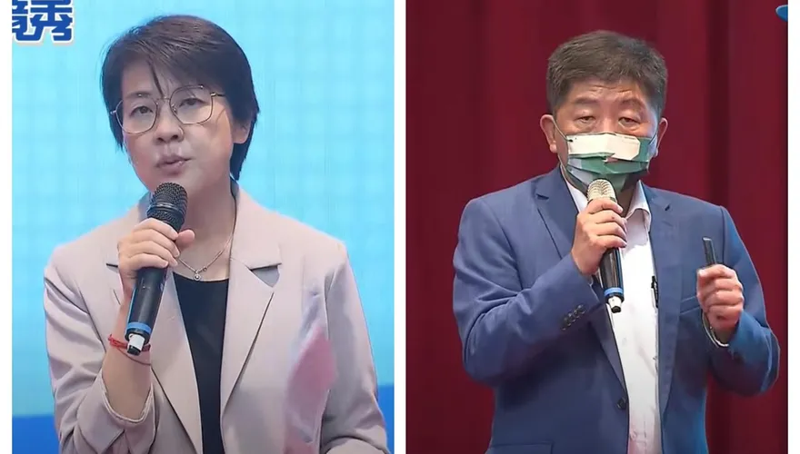 辯論前開砲暖身！黃珊珊暗酸民進黨　陳時中反嗆她「寄生民眾黨」