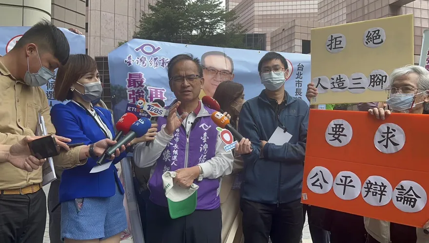 台北市長選舉辯論/蘇煥智繼續鬧「被邊緣化」：人造三腳督
